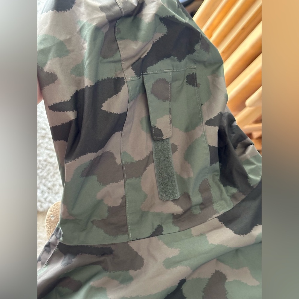 Columbia Camo Rain Jacket Mens XXL Lightweight Hooded Windbreaker Outdoor - Picture 10 of 10